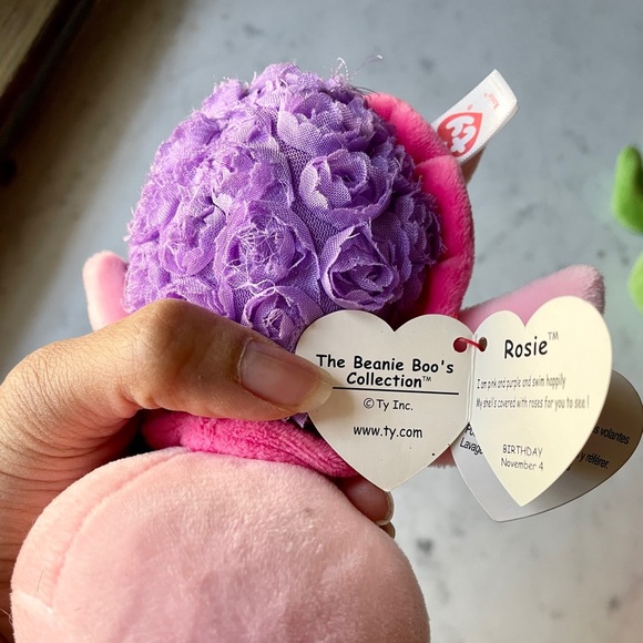 Trio of Ty Beanie Baby Boos Turtles with tags - Picture 6 of 14